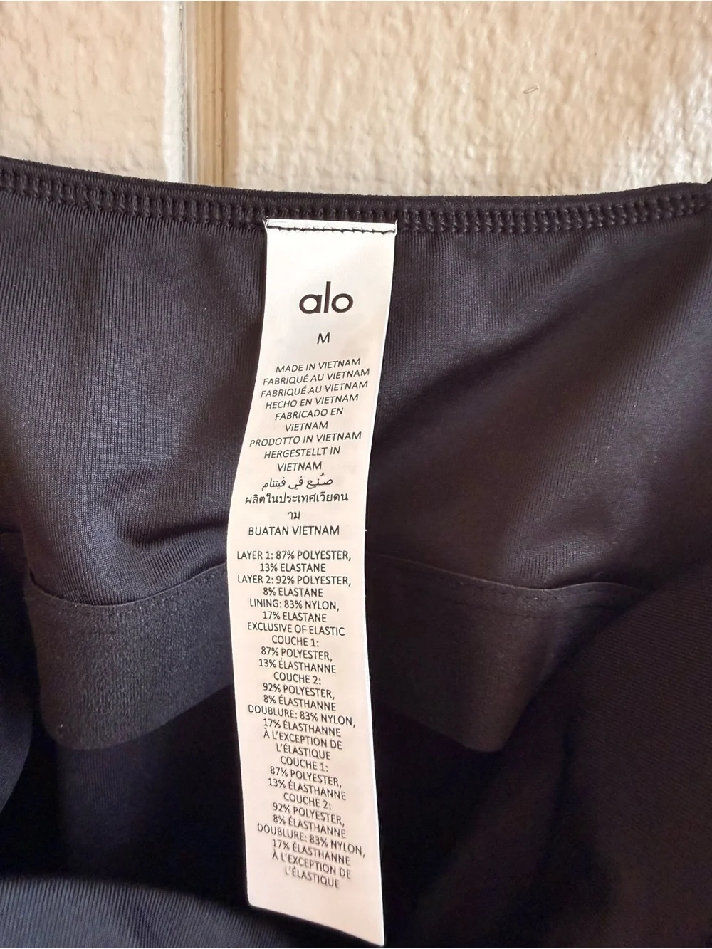 Alo Yoga Alosoft Courtside Tennis Dress Black Size M NWT